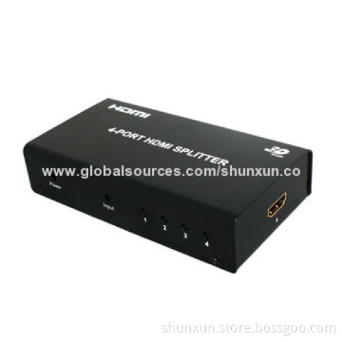 4K2K HDMI 4 Ports HDMI Splitter with 3D, HDCP